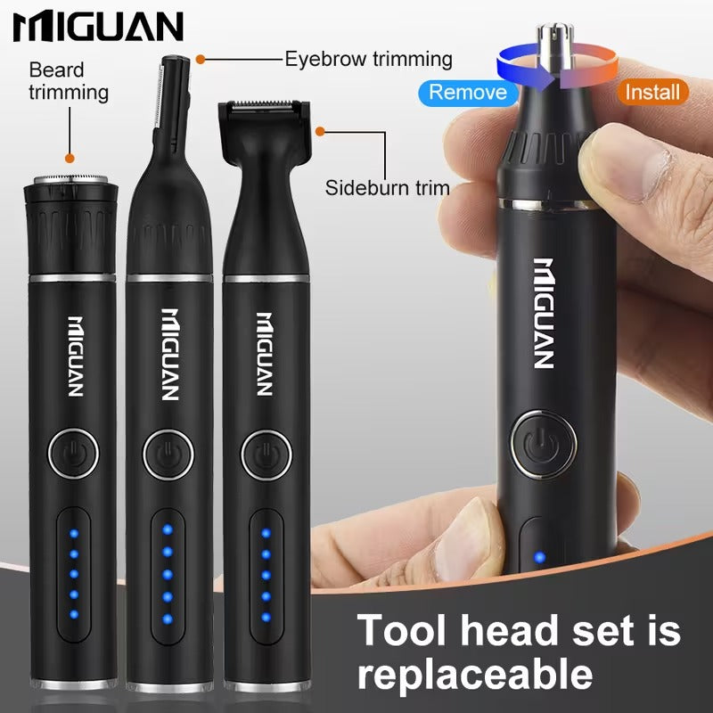 Kit de aseo profesional recargable USB 4 en 1